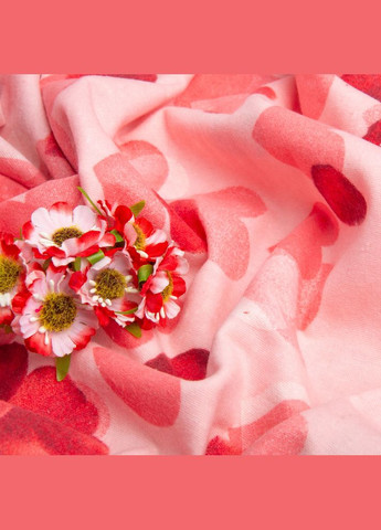 Ткань фланель хлопок, 240 см, 160 г/м2, Красное сердце IDEIA (308211216)