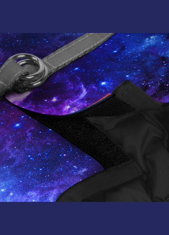 Шлея для собак м'яка Clothes "NASA21" S2 B 46-50 см C 43-45 см WAUDOG (279573188)