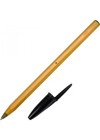 Ручка шариковая Orange 3км черная 1199110114/8099231/1144 Bic (358931429)