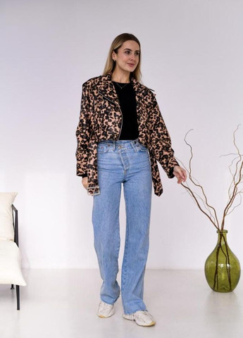 Комбінована демісезонна жіноча косуха стильна модна весна осінь стиль українське виробницвто No Brand