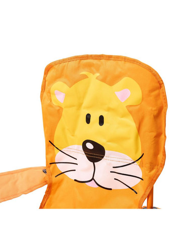 Крісло туристичне для дитини 34х58х65 см з підстаканником Помаранчевий SJ-0065O (A-046796) LUGI (371655229)