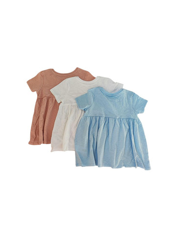 Комбинированное набор детских платьичек (3 единицы) для девочки 98-104 см разноцветный (250329027) George (329200473)