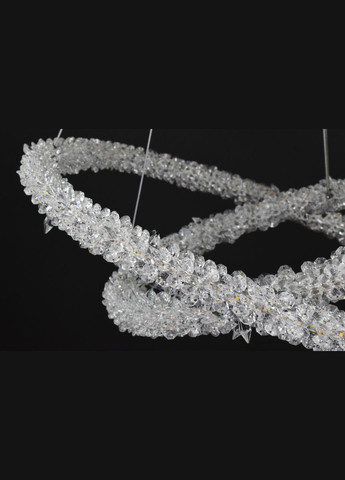 Люстра подвесная хрустальная LED 28133 Латунь 25-170х64х64 см. Sunnysky (364490751)