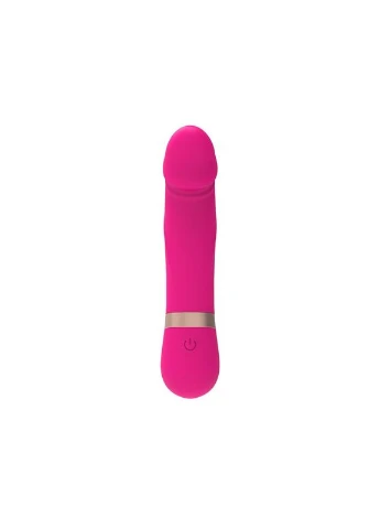 Перезаряджуваний рожевий мультишвидкісний вібратор Dildo Vibe 18+ Chisa (297366001)