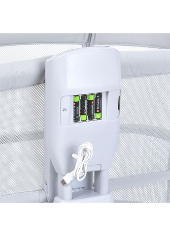 Детская кроватка-люлька приставная 3 в 1 с музыкой и таймером для новорожденных белая москитная сетка Mastela (368759595)