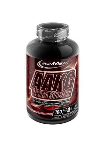 Аминокислота AAKG Ultra Strong, 180 таблеток Ironmaxx (293477044)