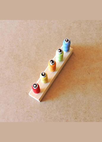 Органайзер для ниток з дерева Флок 5 (НТК-050400) No Brand (328912115)