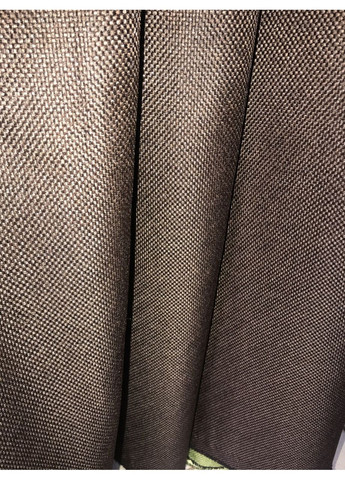 Штора Лен Блэкаут Шоколад 1 шт 300х220 No Brand (353833802)