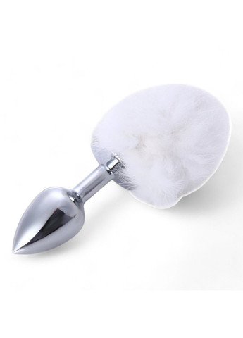 Анальна пробка заячий хвіст білого кольору металева пробка анальний хвіст Anal Plug Tailz China (317747732)