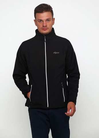 Чорна демісезонна куртка демісезонна водовідштовхувальна та вітрозахисна для чоловіка 201440003 чорний Kjelvik