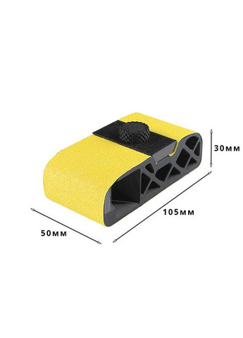 Ручной шлифовальный блок 105*50мм. С натяжным колесом для шлифовальной бумаги No Brand (361253430)