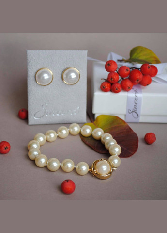 Браслет с жемчугом Шампань Sincera (339103759)