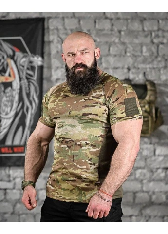 Тактическая потоотводящая футболка AXEL мультикам ВТ6731 No Brand (393594485)