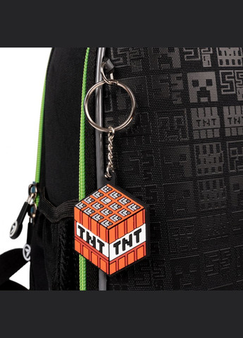 Шкільний рюкзак Minecraft H100, каркасний, два відділення, дві бічні кишені,розмір: 35*28*15см Yes (293510928)