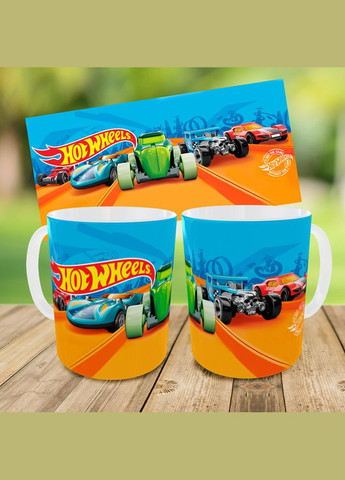 Набір: дитяча сумка-бананка+кружка Хот Вілс «Hot Wheels» 32х15см, бананка для хлопчика через плече на подарунок (0368) No Brand (319760377)