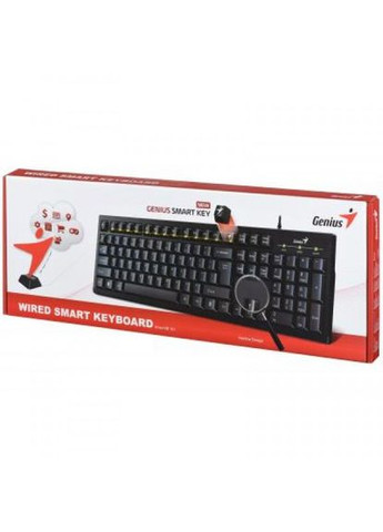 Клавіатура Smart KB101 USB Black Ukr (31300006410) Genius smart kb-101 usb black ukr (268147344)