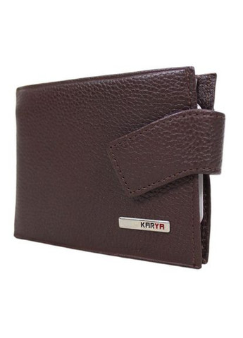 Чоловіче портмоне з натуральної шкіри коричневе 0944-39 Karya (336377844)