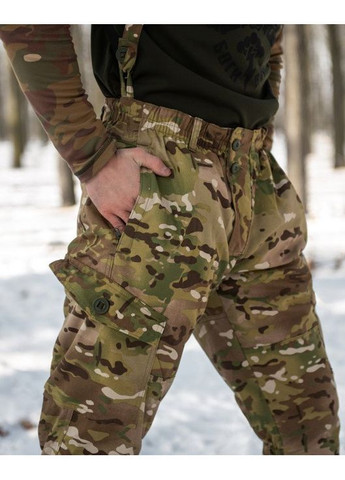 Армейский мужской зимний костюм мультикам No Brand