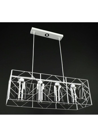 Люстра підвісна LOFT на 4 лампочки 27768 Білий 30-100х25х71 см. Sunnysky (324396701)