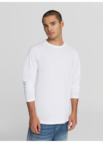 Белый демисезонный лонгслив Terranova