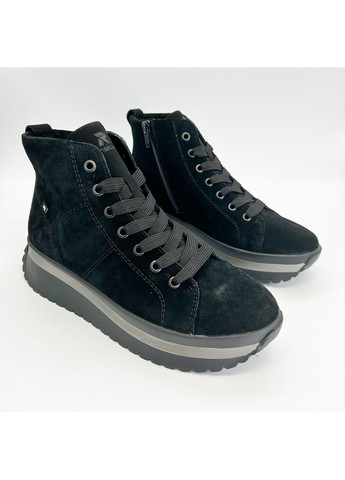 Черевики (р) Замшa 0-1-1-W-0960-00 Rieker (328836761)