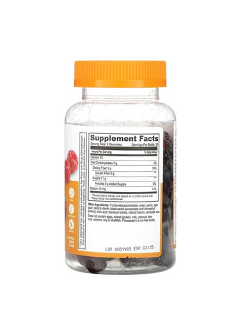 Prebiotic Fiber, жувальні таблетки з пребіотичною клітковиною, 60 таблеток Lifeable (370162518)