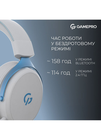 Гарнітура Asgard Skadi White (HSW191WB) GAMEPRO (365439335)