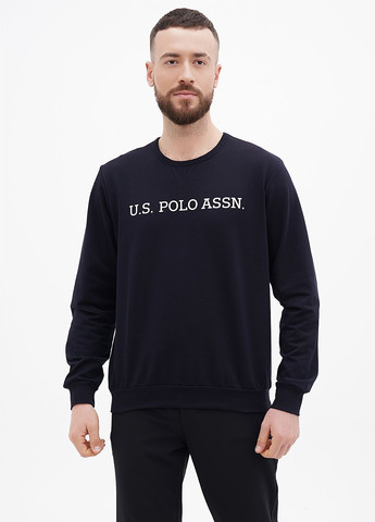 Світшот чоловічий U.S. Polo Assn. - крій темно-синій - (285689312)