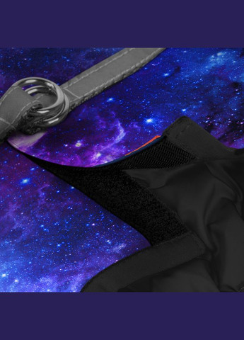 Шлея для собак мягкая Clothes c QR-паспортом, рисунок "NASA21", XS4 B 36-39 см, C 26-28 см WAUDOG (332879040)