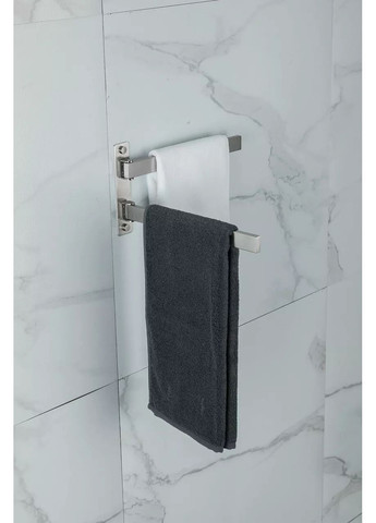 Полотенцедержатель F30412 поворотный 2-й, нержавеющая сталь, 278 мм Frap (371881823)