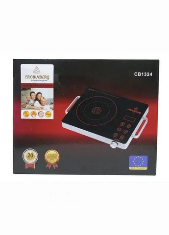 Электроплита инфракрасная настольная одноконфорочная 2000 Вт (1805068142) Crownberg CB-1324 (336146610)