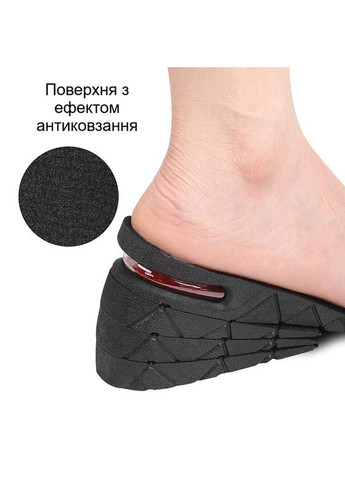 Полустельки для увеличения роста на 3–6 см для разгрузки стопы с воздушной подушкой длина 14 см No Brand (337169221)