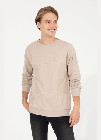 Сірий світшот u.s. polo assn. чоловічий U.S. Polo Assn. (342394840)