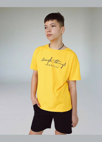 Желтый летний комплект для мальчика (подростковый) hc (h001-6379-057-33-1) No Brand