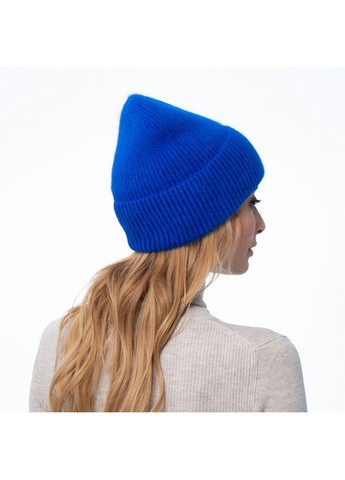 Шапка бини женская ангора голубая LORETTE LuckyLOOK 261-372 (322792221)