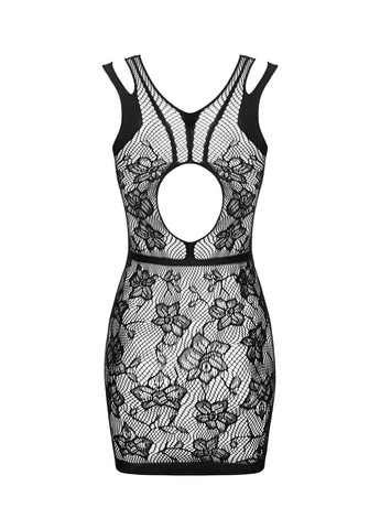 Черное откровенное миниплатье d239 dress Obsessive