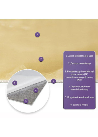 Самоклеюча стінова PET плитка 600х300х2мм SW-00001670 Sticker Wall (330134640)