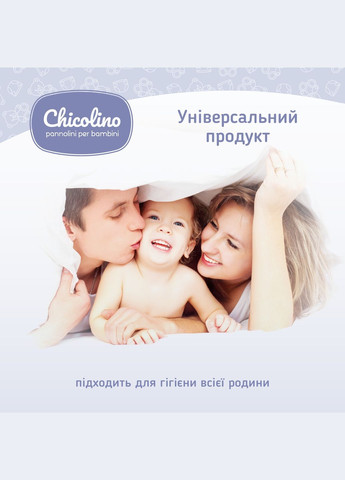 Влажные салфетки для взрослых и детей Алоэ Вера, 72 шт. Chicolino (328200160)