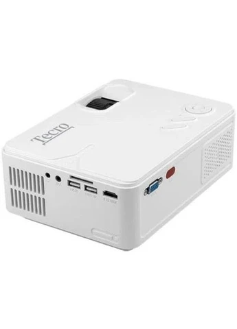 Проектор PJ-1015, LCD, 1500:1, 1500 лм, 800x480, HDMI, VGA, USB, AV, SD PJ-1015 Tecro (395338945)