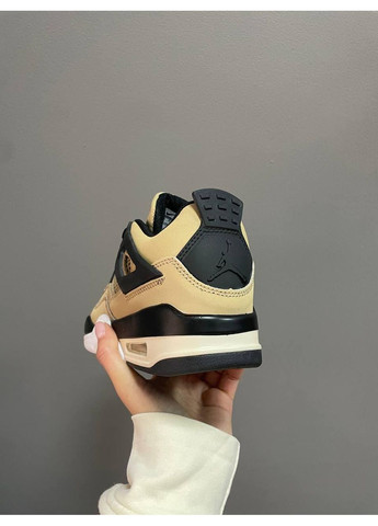 КРОССОВКИ ЖЕНСКИЕ NIKE AIR JORDAN RETRO 4 FOSSIL НАЙК АИР ДЖОРДАН No Brand бежевые демисезоны (367172303)