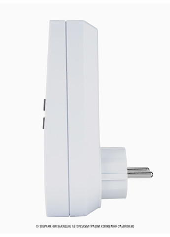 Розетка з таймером розумна програмована електронна тижнева добова для бойлера акваріума фітолампи дачі Біла 73694 OnePro (363236903)