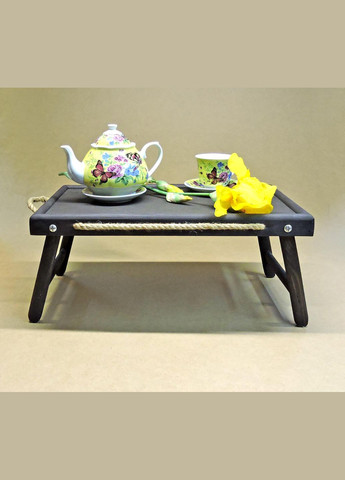 Столик-поднос для завтрака из дерева Даллас экостиль венге (СТП-100312) No Brand (327845866)