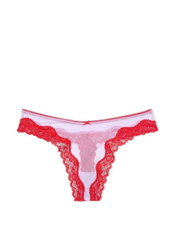 Жіночі трусики Tease Mesh Lace-Trim стрінги Victoria's Secret (366290693)