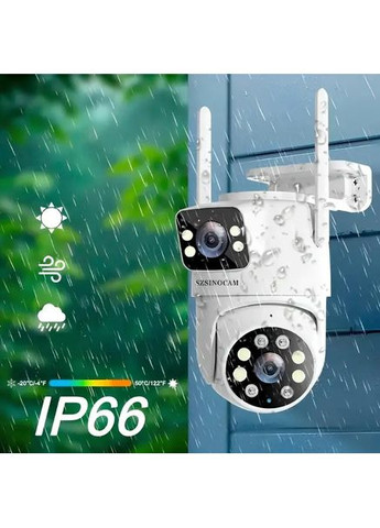 Беспроводная поворотная WiFi камера SZSINOCAM TY-Q2 O-KAM Pro / Внешняя камера видеонаблюдения HandyHeat (367074331)