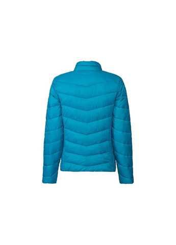 Блакитна демісезонна куртка демісезонна водовідштовхувальна та вітрозахисна для жінки bionic-finish® eco 455804 блакитний Esmara