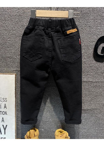 Черные демисезонные брюки зауженные No Brand