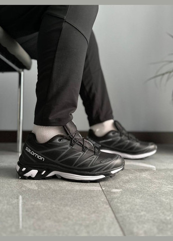 Черные зимние кроссовки зимние мужские salomon xt-6 winter gore-tex black termo fleece | саломон хт-6 черные термо с флисом No Brand