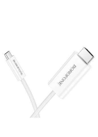 Кабель адаптер dh11 конвертер USB-C to HDMI 4K 1 метр білий Borofone (328261861)