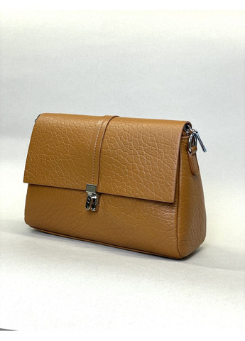 Сумка жіноча натуральна шкіра тиснення два ремінця кросбоді Genuine Leather Кросбоді (361292177)