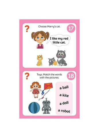 Розвиваючий блокнот English 6+ 156554 у картинках грайки Зірка (336026933)